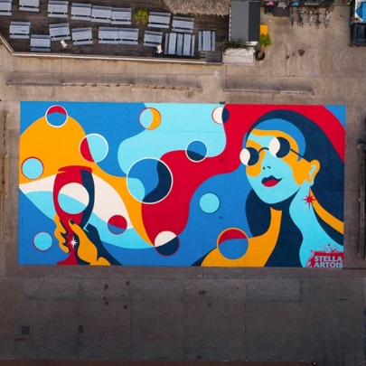 'Art not advertising' from Stella Artois and Mother in campaign using street art to help socially distance