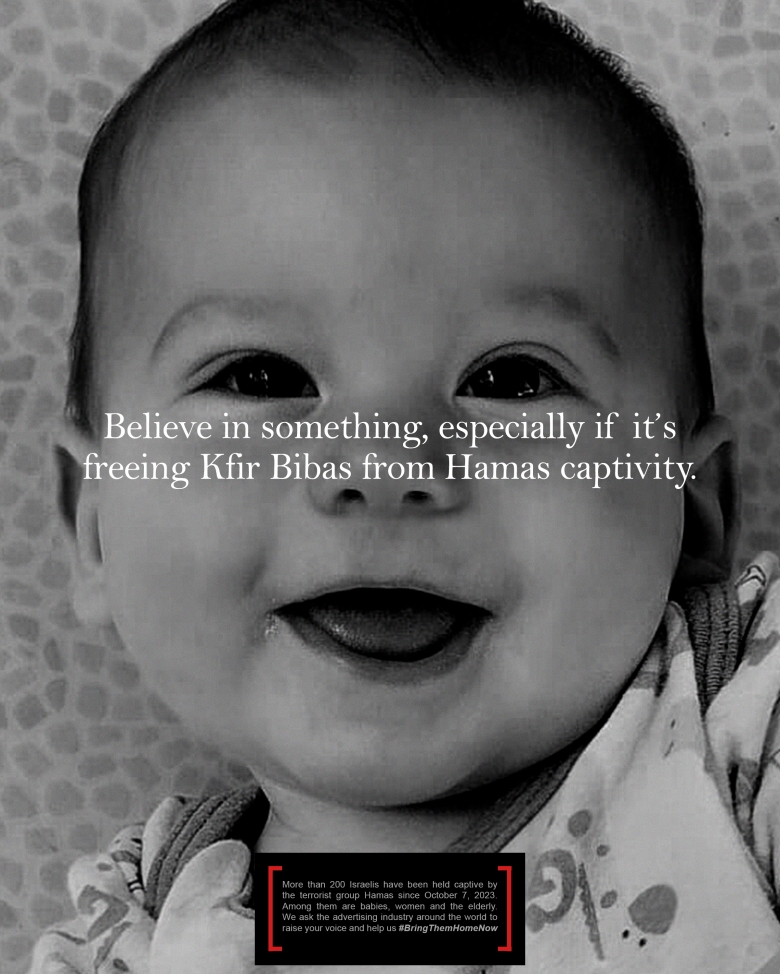 Independent Israeli agency reimagines classic ads to raise awareness of the hostages in Gaza