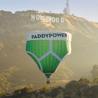Inflated World Cup ticket pricing called out in giant Paddy Power pants stunt