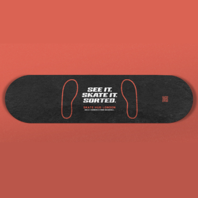 Inspiration in the everyday: creative duo turn 'bored commuters into boardmasters' for Skate Hub