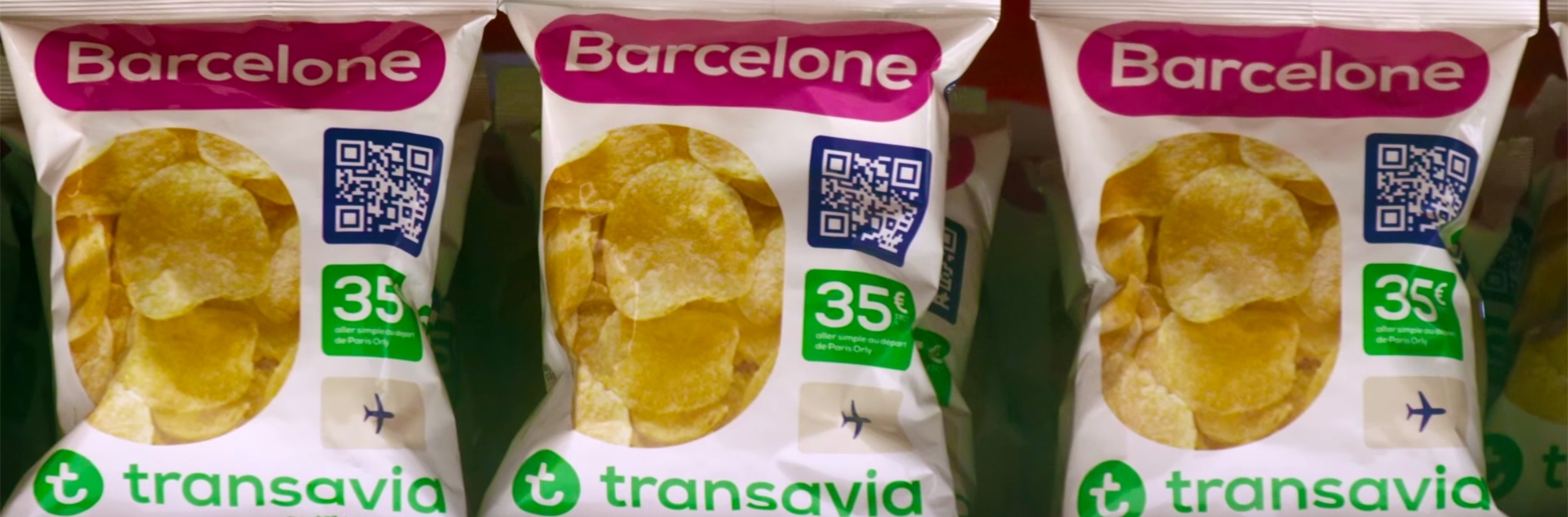 Inspired but Unknown: Budget airline Transavia sells cheap flights in crisp packets