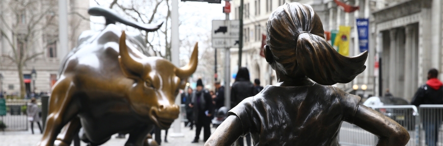 Is the Fearless Girl statue in New York art, commerce or vandalism?