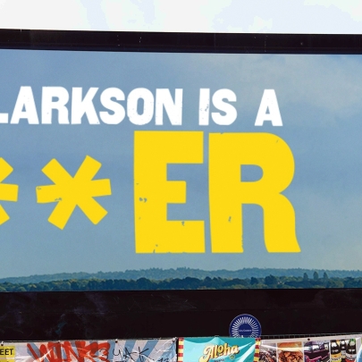 Jeremy Clarkson called a F***er in Amazon Prime Video campaign by Forever Beta