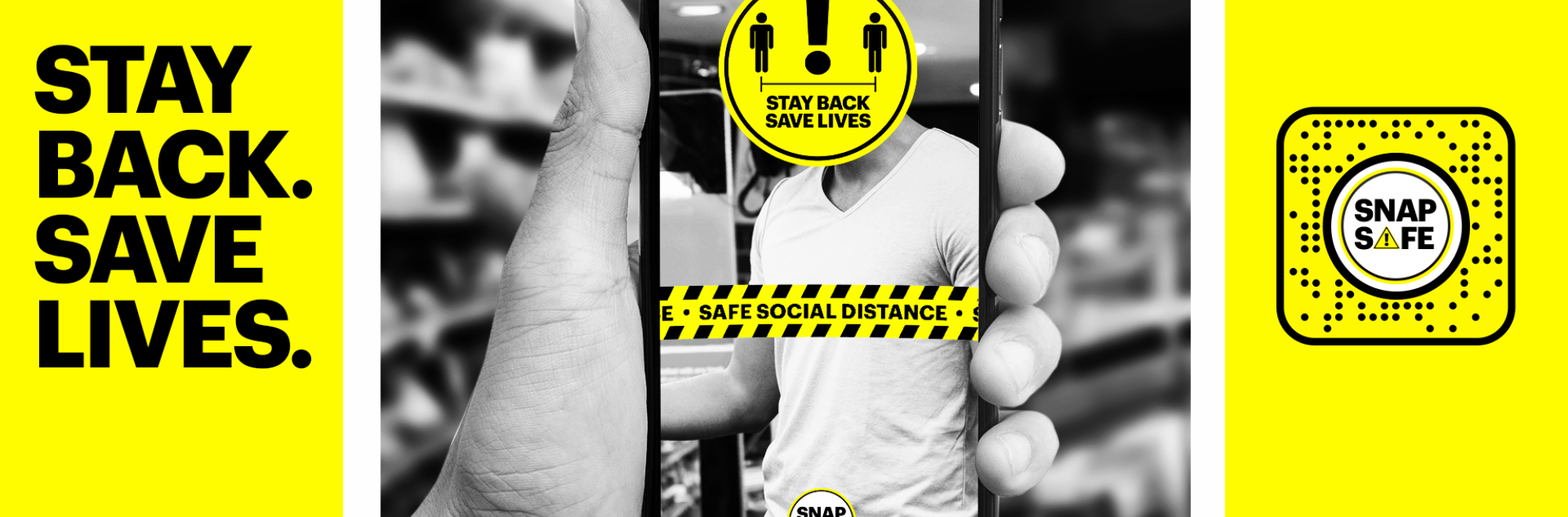 Keep your distance with the new 'Snap Safe' app from We Are Social