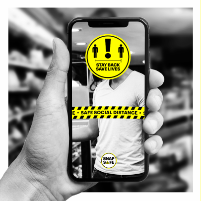 Keep your distance with the new 'Snap Safe' app from We Are Social