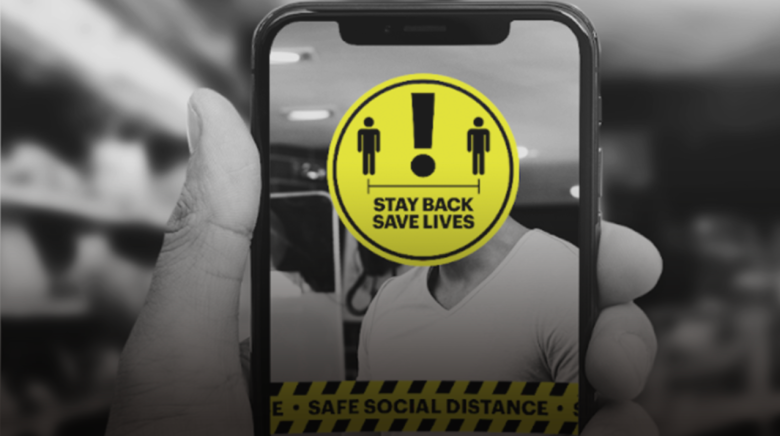 Keep your distance with the new 'Snap Safe' app from We Are Social