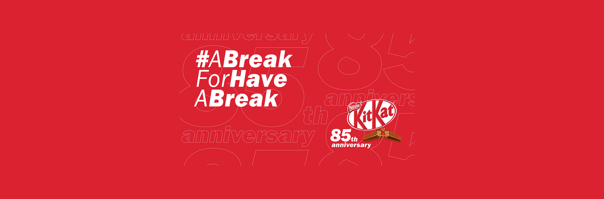KitKat takes a break to celebrate the brand’s 85th birthday