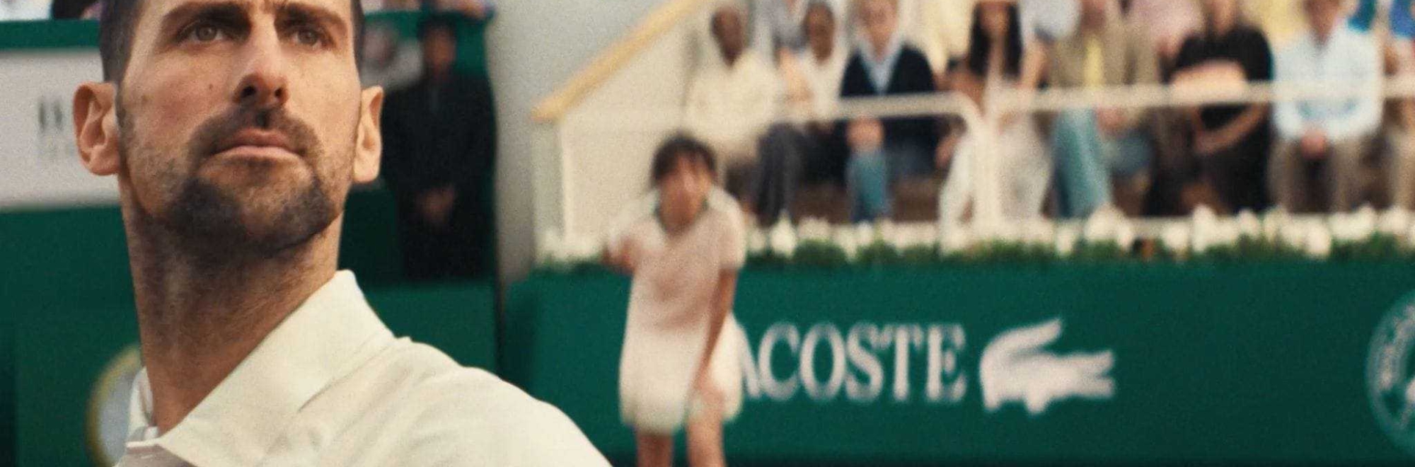 Lacoste uses Djokovic as the pay off in polite Wimbledon ad
