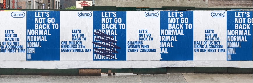"Let’s not go back to normal", says Durex in campaign by Havas London
