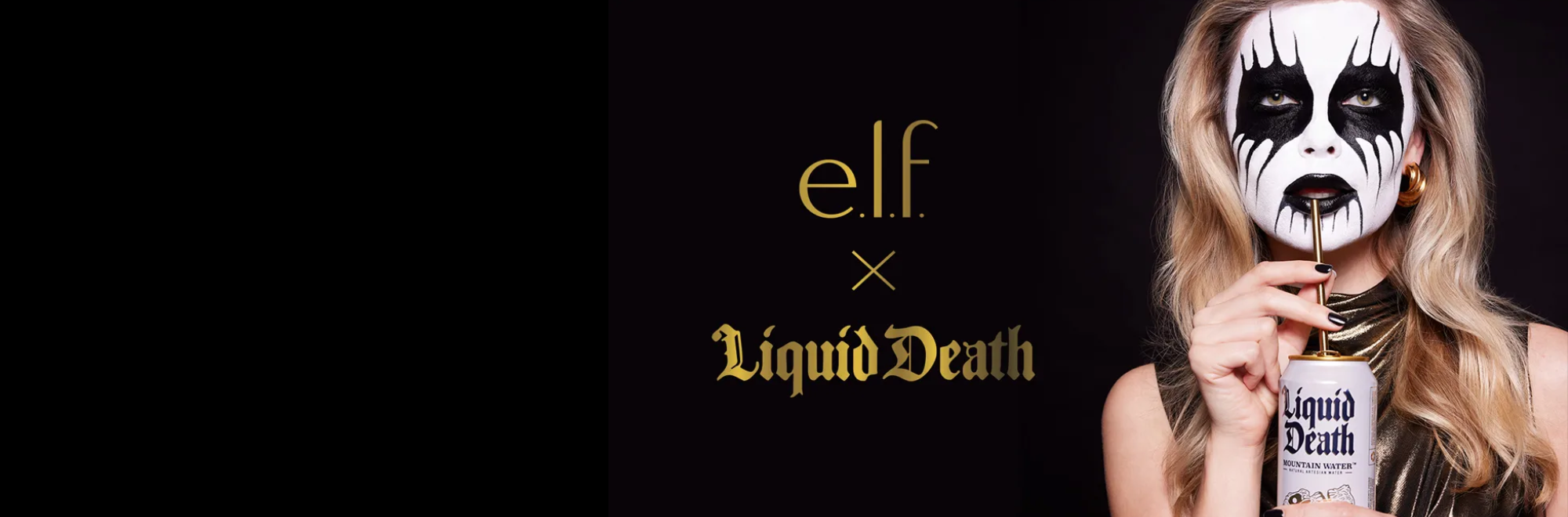 Liquid Death and e.l.f. Cosmetics make for a bizarre pairing