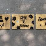 LIVE. LAUGH. ROUGH: welcoming conversations about London homelessness with a set of doormats