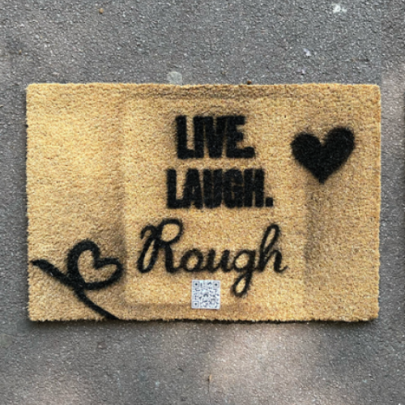 LIVE. LAUGH. ROUGH: welcoming conversations about London homelessness with a set of doormats