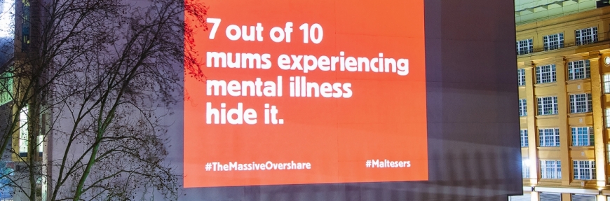 Maltesers' post-partum mental health campaign: Does it matter where the message comes from?