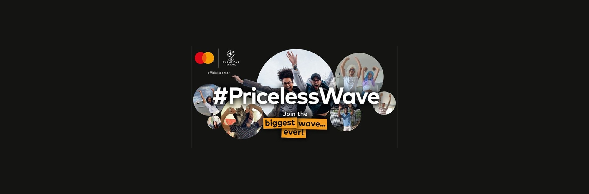 Mastercard and TikTok encourage fans to celebrate the return of UEFA Champions League with the world’s biggest digital wave