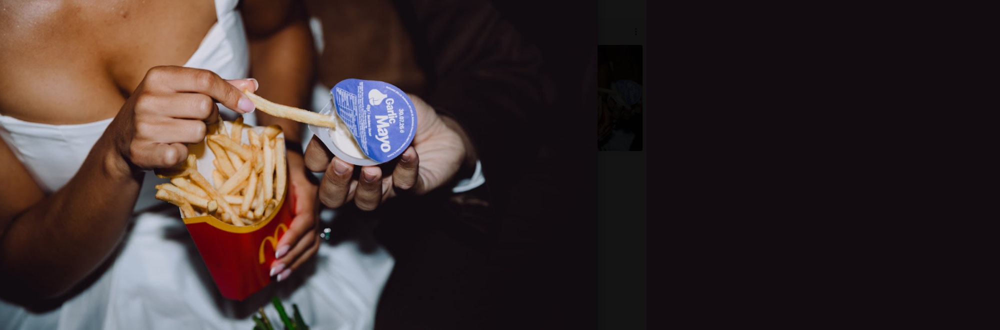 McDonald’s makes a curveball entrance into (checks notes) keepsake wedding sauces