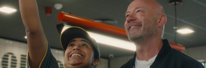 McDonald’s teams up with Alan Shearer in new content inspired by 1998 advert