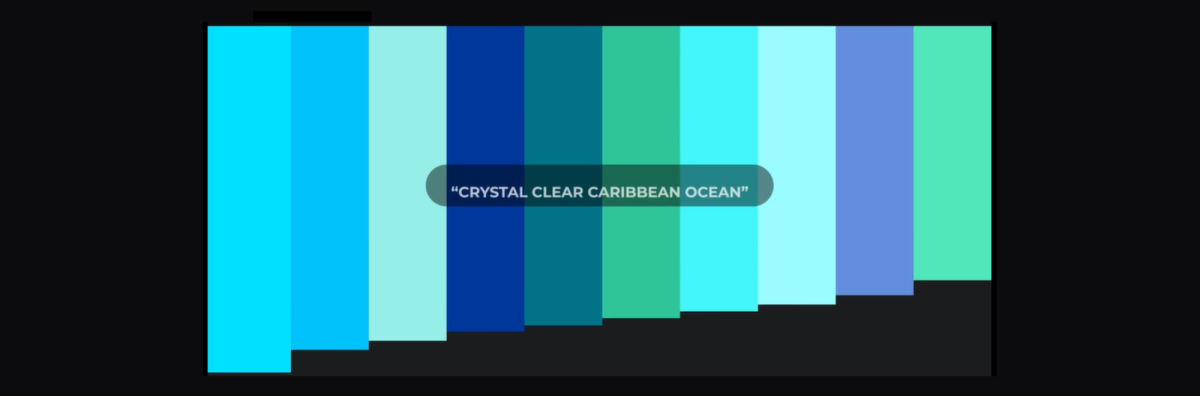 Caribben colour chart