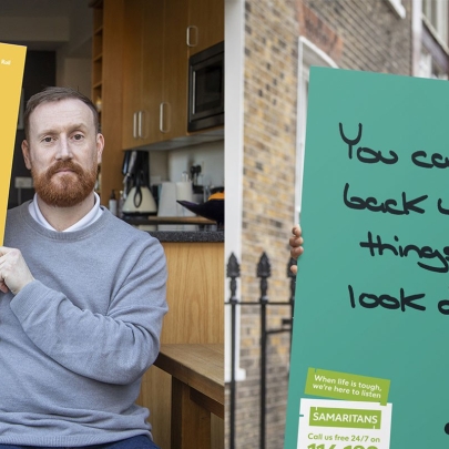 Men open up in a Samaritans campaign that shows ‘It’s ok not to be ok’