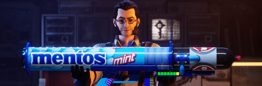 Mentos enters the metaverse with Fortnite