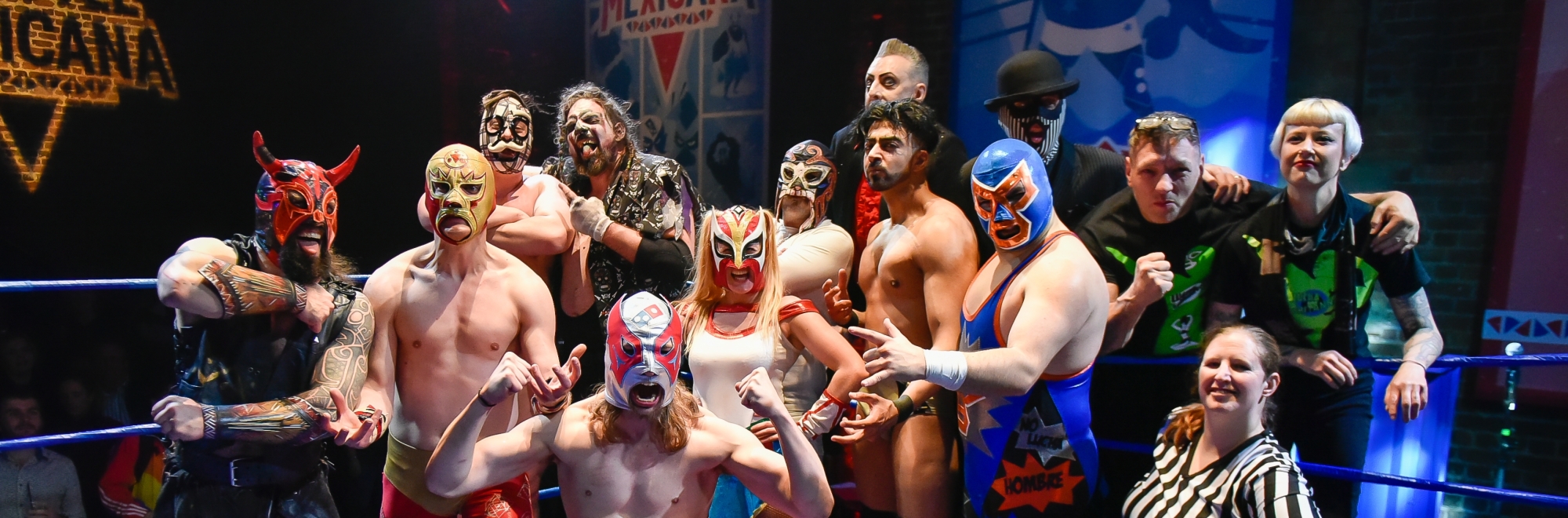 Mexican-wrestling and pizza: The ultimate tag team from One Green Bean
