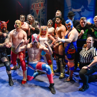 Mexican-wrestling and pizza: The ultimate tag team from One Green Bean