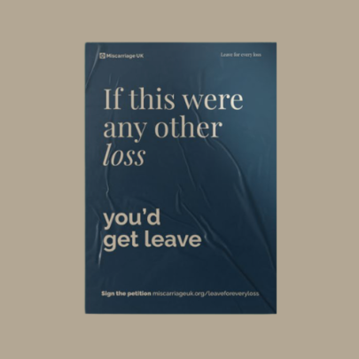 Miscarriage ad draws attention to an overlooked struggle