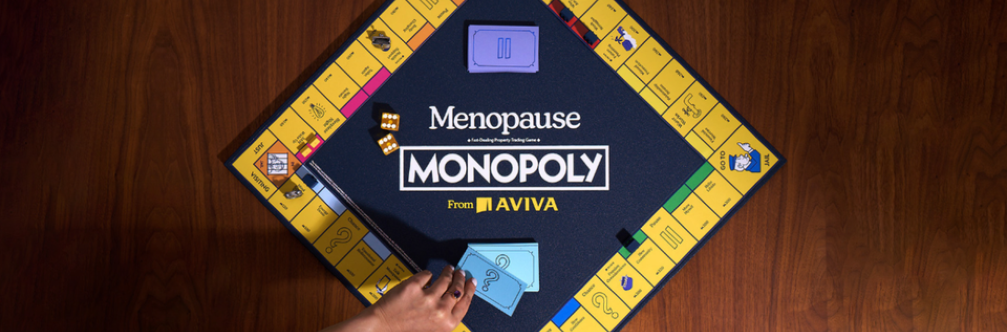 Monopoly reminds us that menopause can land unexpectedly