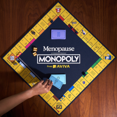 Monopoly reminds us that menopause can land unexpectedly