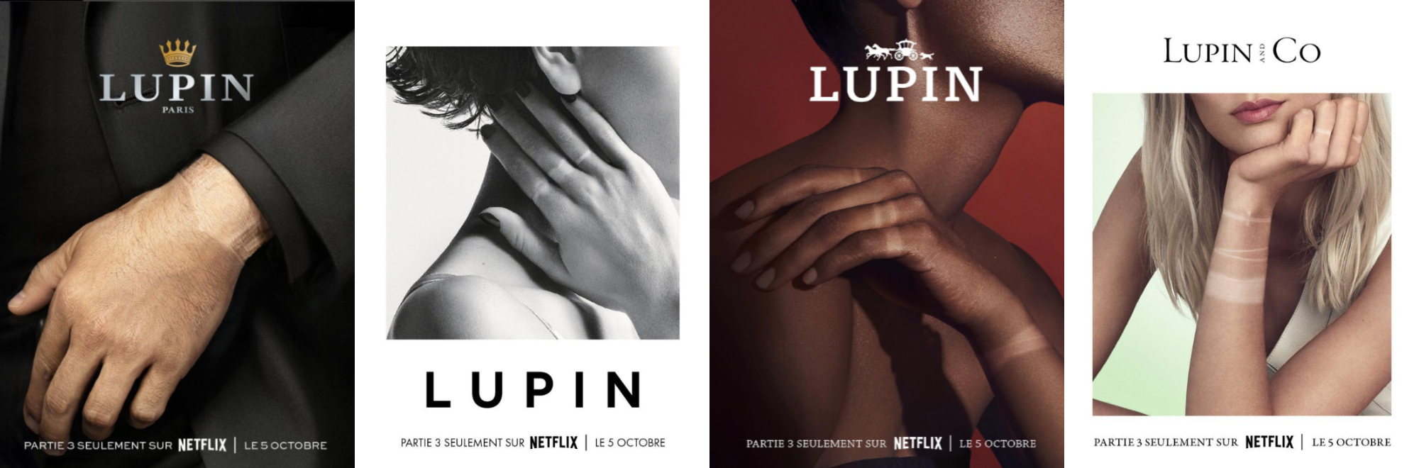 Netflix steals the show with posters to advertise French TV series Lupin