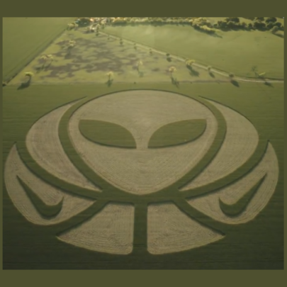 Nike teases 'Wemby' logo in alien basketball crop circle