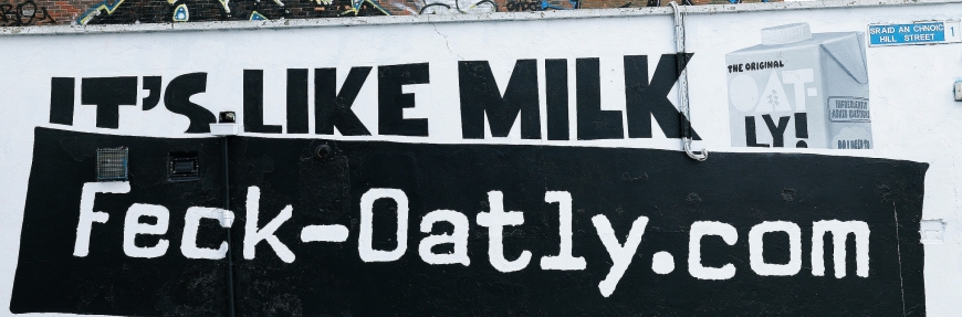 Oatly celebrates joining Ireland and Northern Ireland’s prohibited ads lists with Feck-Oatly.com