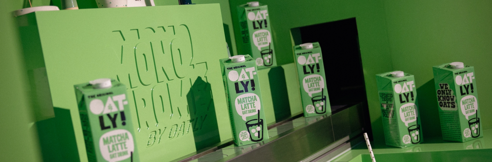 Oatly launches matcha-themed ‘Monochrome by Oatly’ pop-up at Goodhood