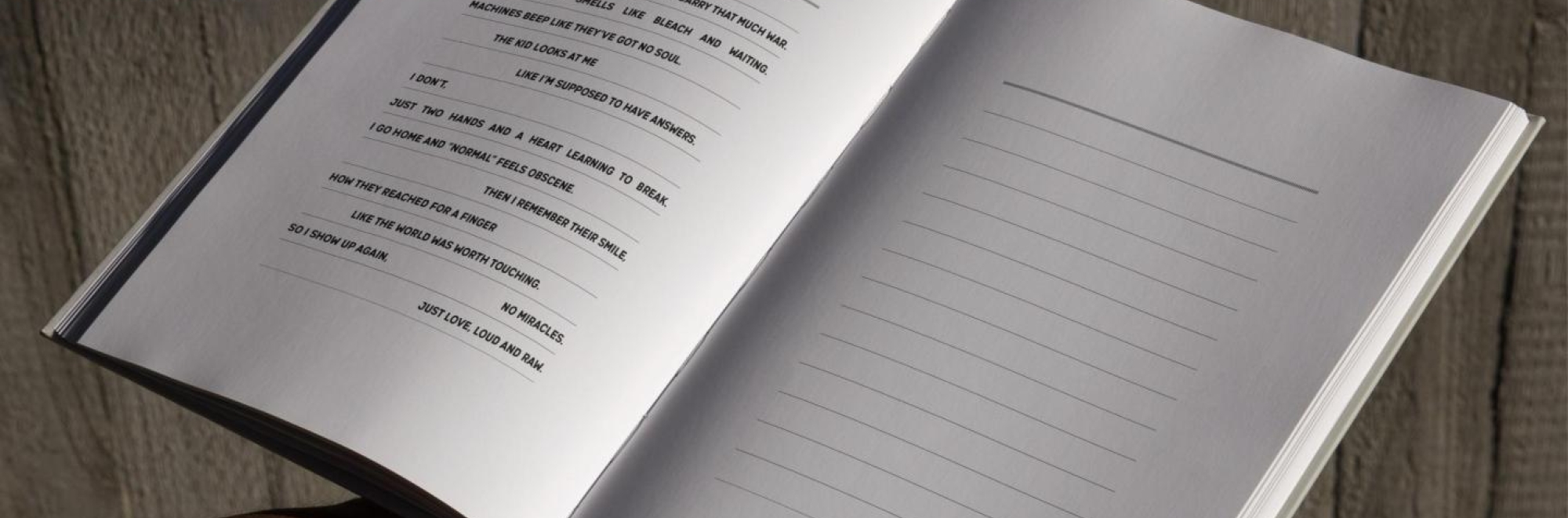 Ogilvy poetry book doubles as a mental health Intervention