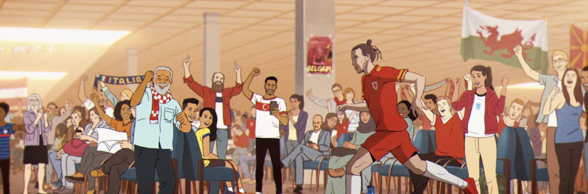 'Our Wait Is Over': Unique animation from BBC Creative welcomes back the Euros