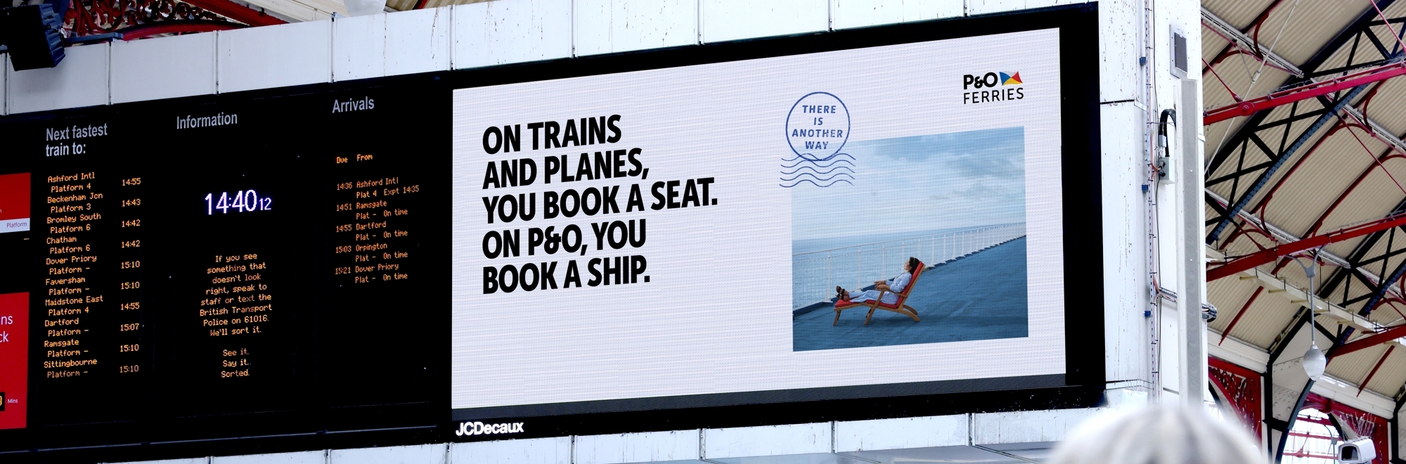 P&O Ferries suggests ‘There is Another Way’ to travel with playful OOH posters