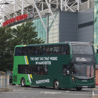Paddy Power bus takes dig at Manchester United’s questionable tactics
