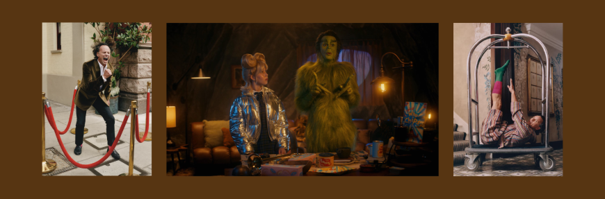 Paul Smith and Walmart Christmas campaigns show Walton Goggins’ versatility