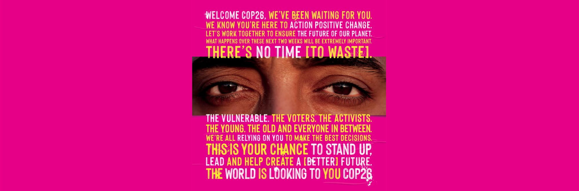 Powerful OOH campaign brings the alarming reality of climate change to the corridors of COP
