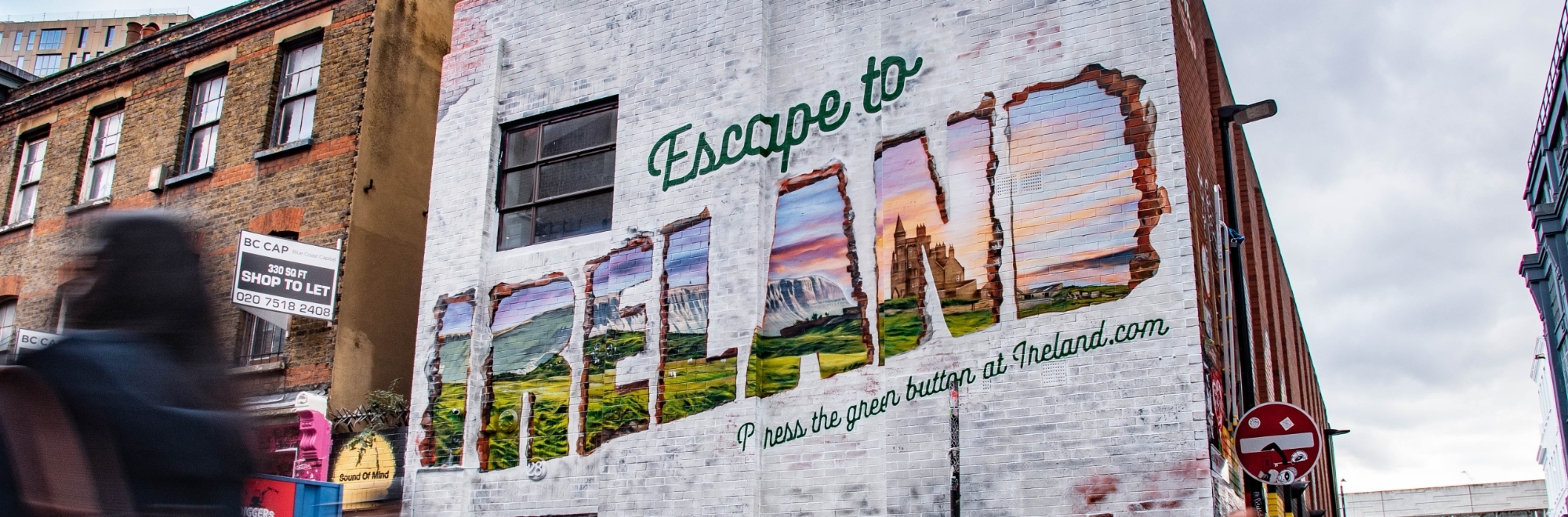 Escape the city: Publicis•Poke breaks through Shoreditch walls to show Ireland's beautiful landscapes