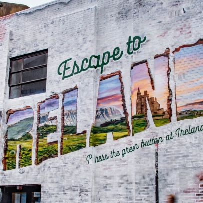 Escape the city: Publicis•Poke breaks through Shoreditch walls to show Ireland's beautiful landscapes