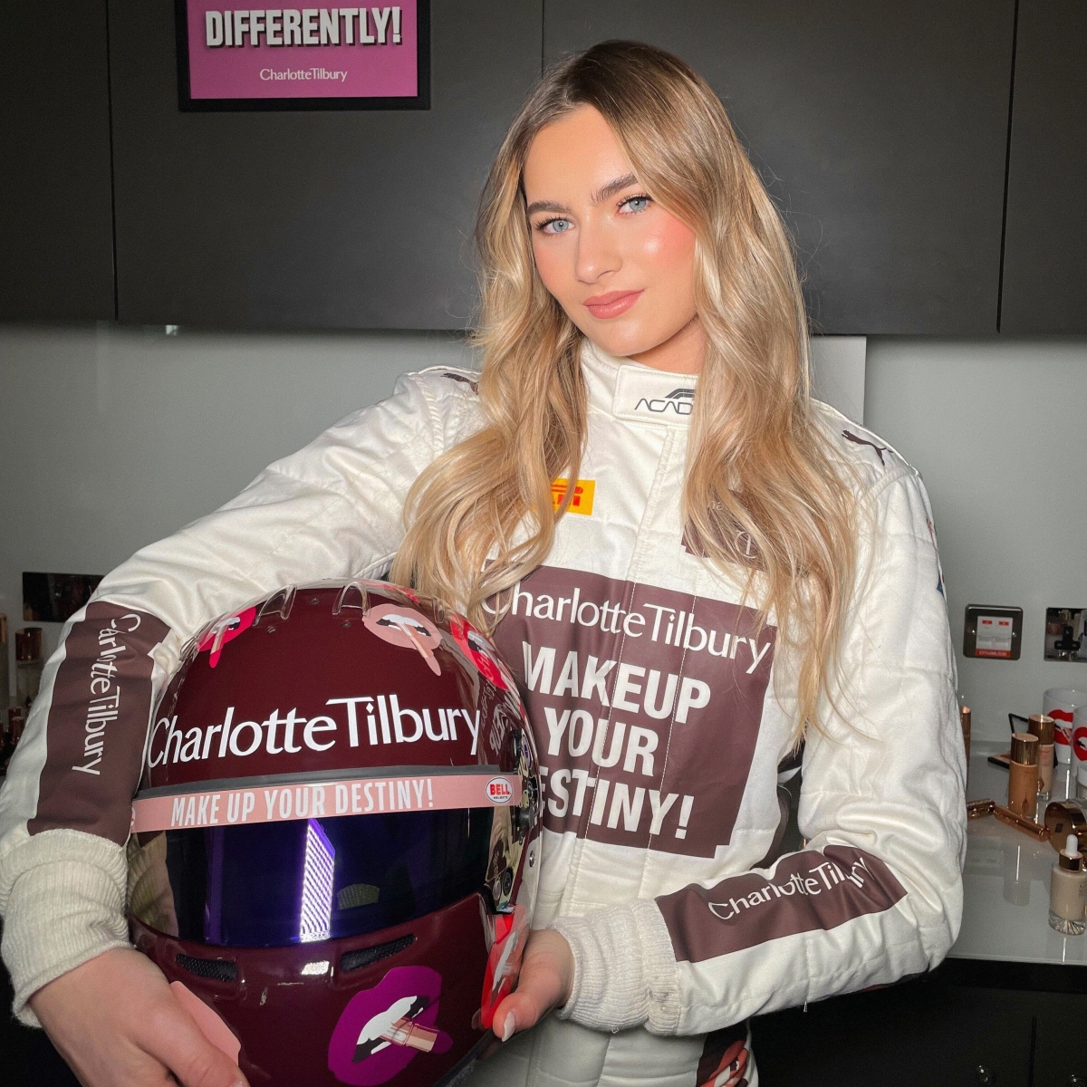 Lola Lovinfosse F1 Academy driver for Charlotte Tilbury