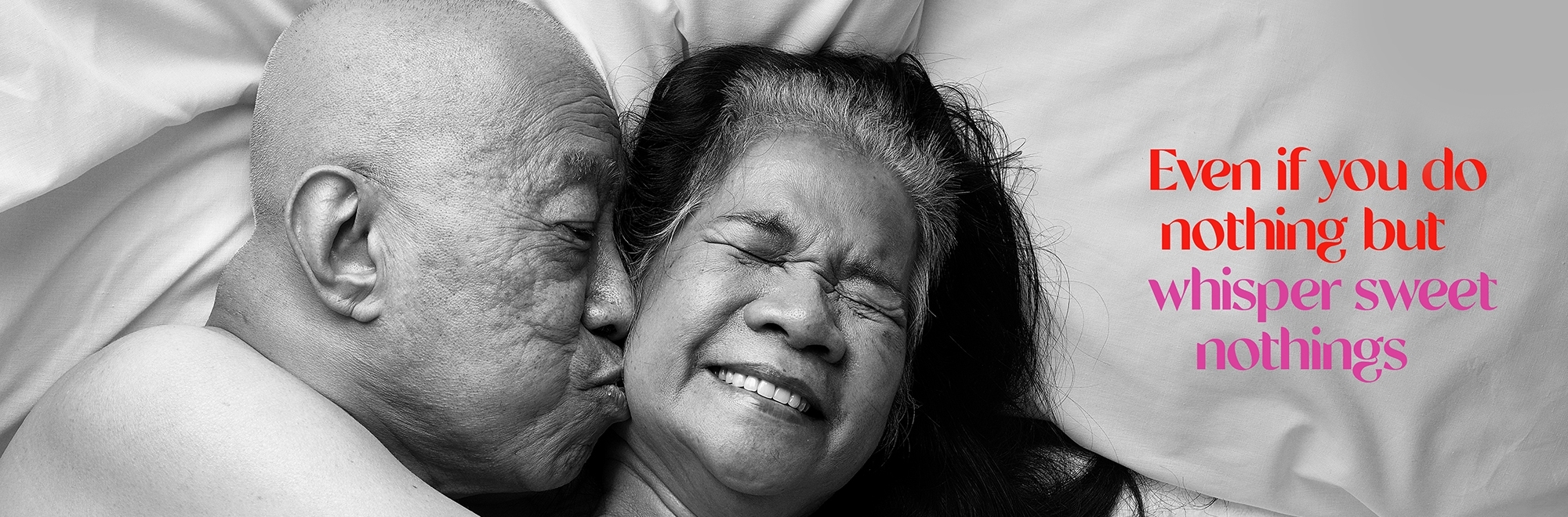 Lets talk about sex The joy of later life intimacy explored in campaign by Relate, Rankin and… Creative Moment picture