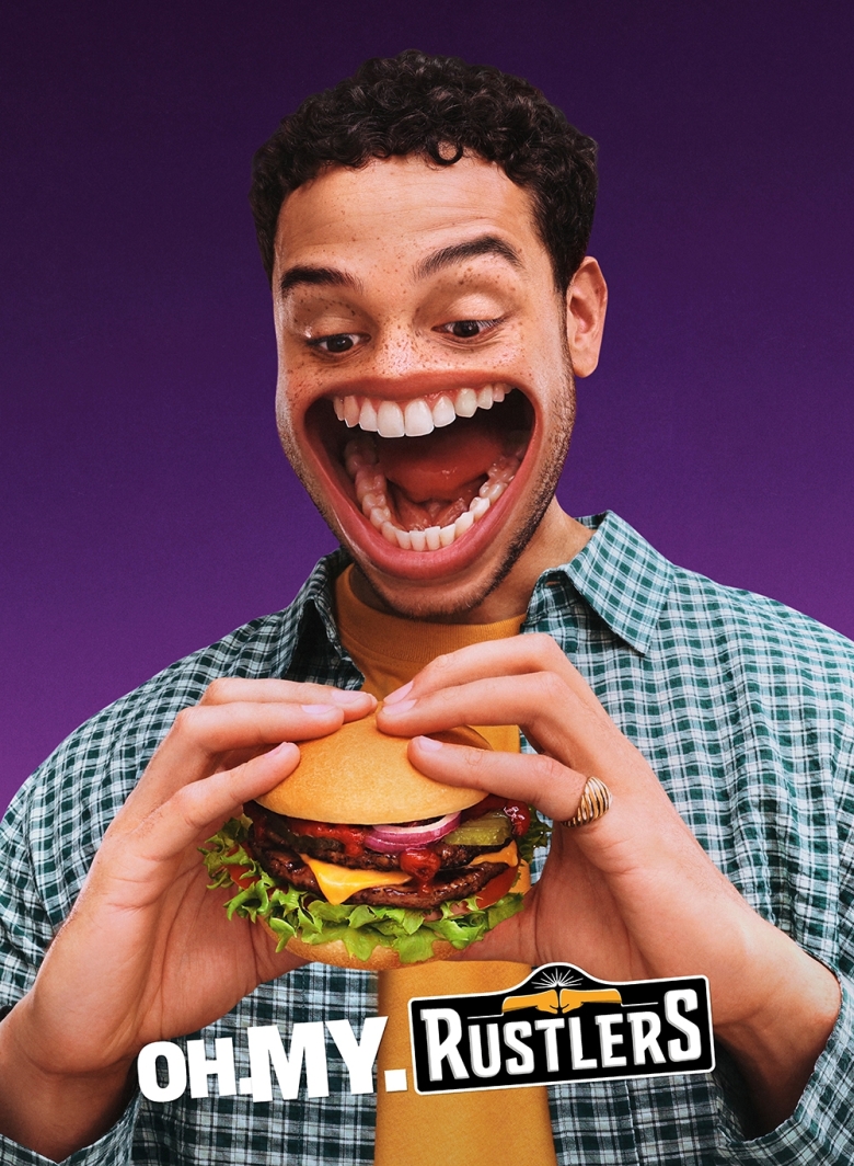 Rustlers serves up full-on flame-grilled flavour in bold new “Oh My Rustlers” campaign from Droga5, part of Accenture Song