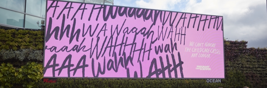 Saatchi & Saatchi partner with Pregnant Then Screwed to create a campaign that can't be ignored