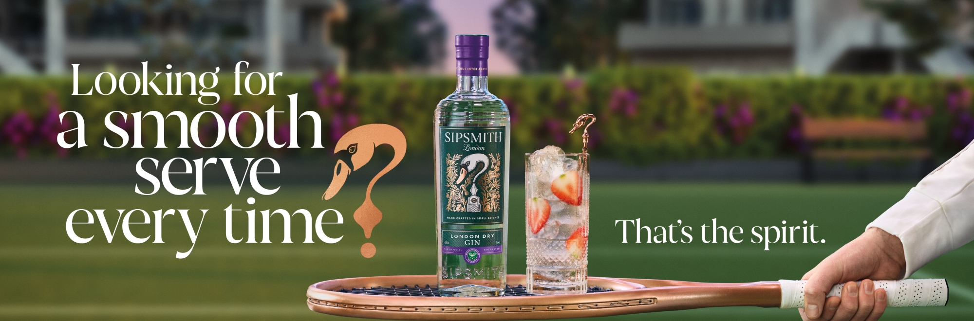 Sipsmith and Atomic London serve up the Wimbledon spirit this summer