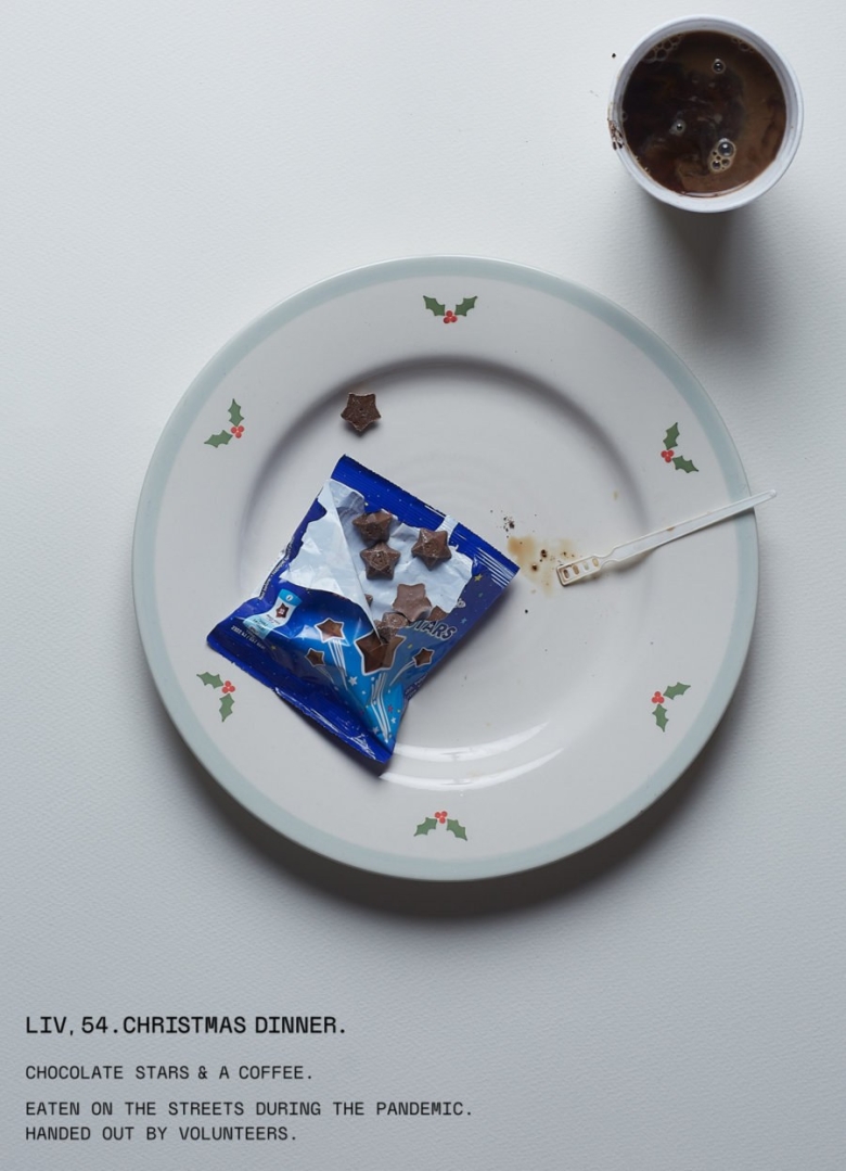 Soup Kitchen London recreates real Christmas dinners eaten by people experiencing homelessness
