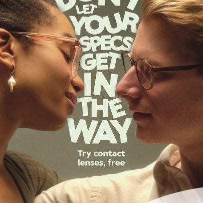 Specsavers promotes its contact lens range to avoid 'Kiss Clash'