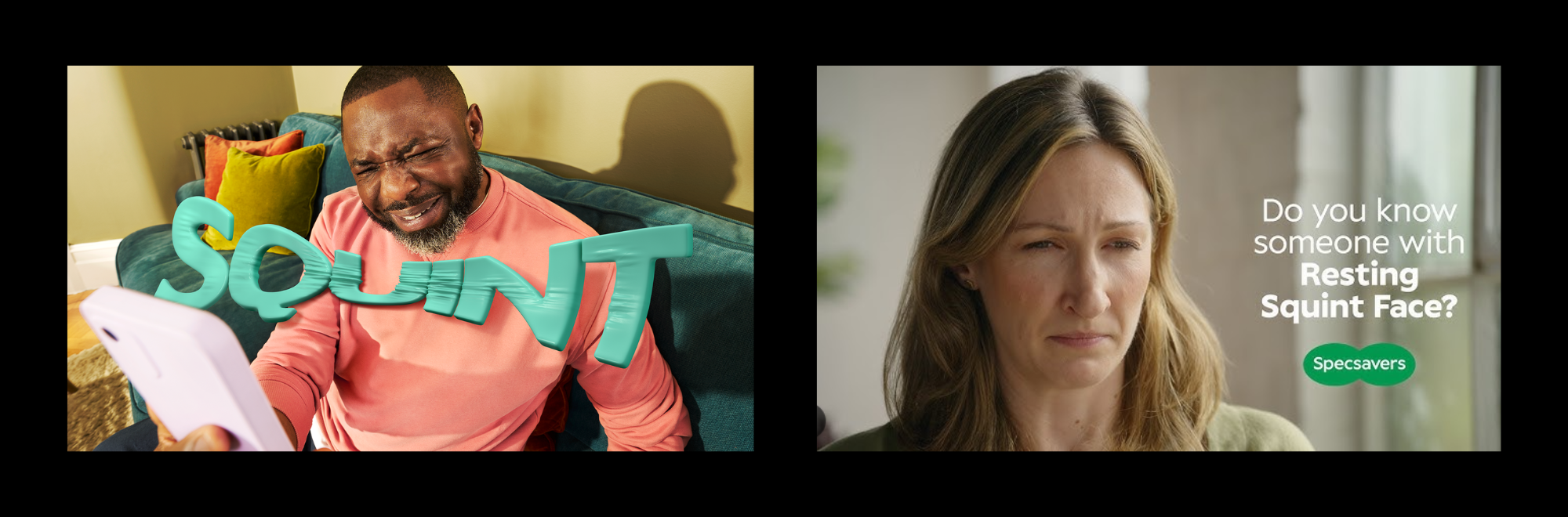 Specsavers switches up its classic ad format