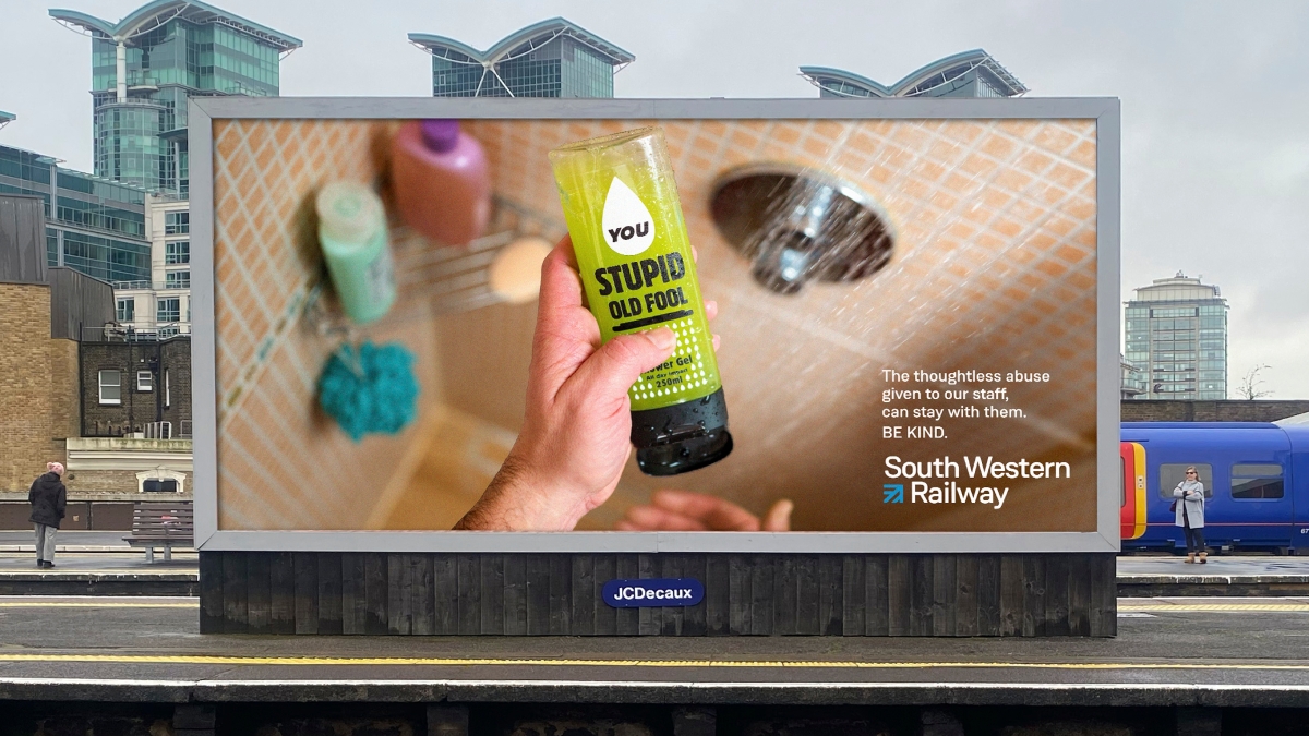 South Western Railway x St Lukes OOH Shower Gel