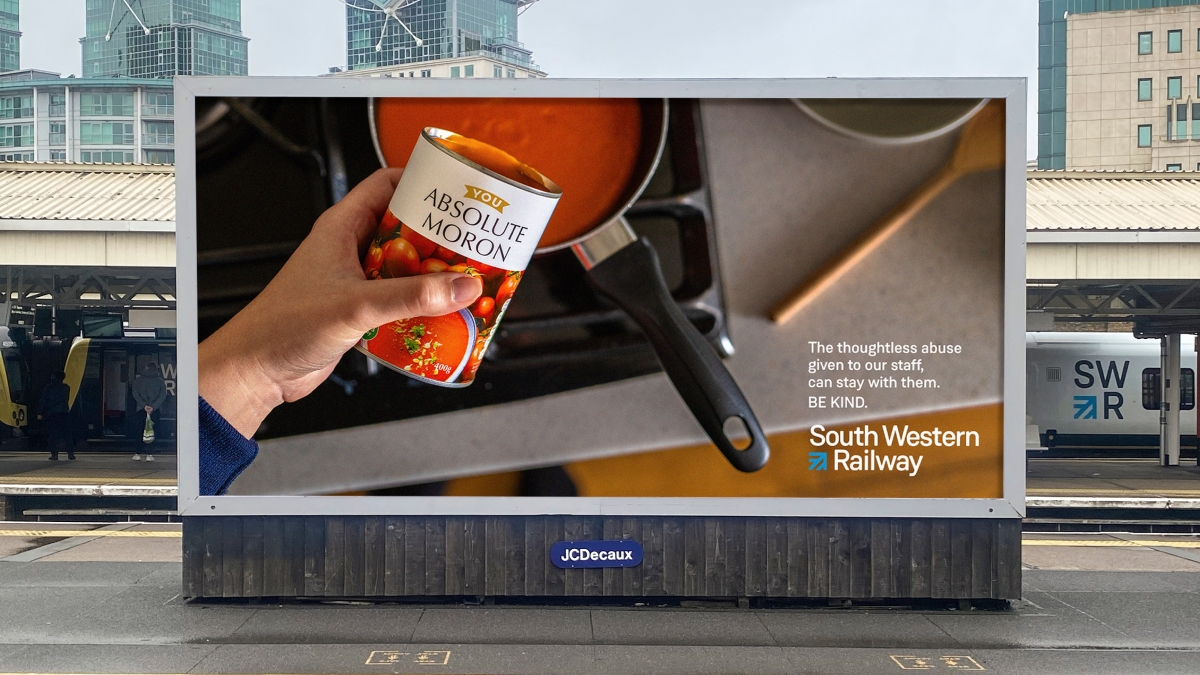 South Western Railway x St Lukes OOH Soup